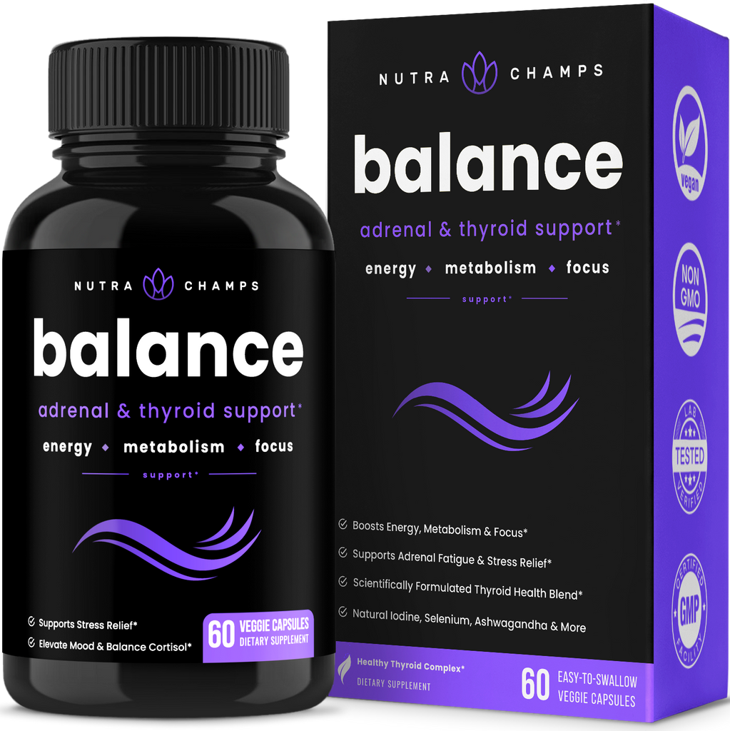 Balance Capsules - Thyroid Support - Premium  from NutraChamps - Just $19.95! Shop now at Shop A Positive You
