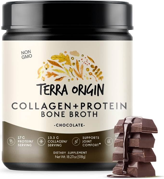 Collagen + Bone Broth Protein 20 Servings - Premium  from Terra Origin - Just $30! Shop now at Shop A Positive You