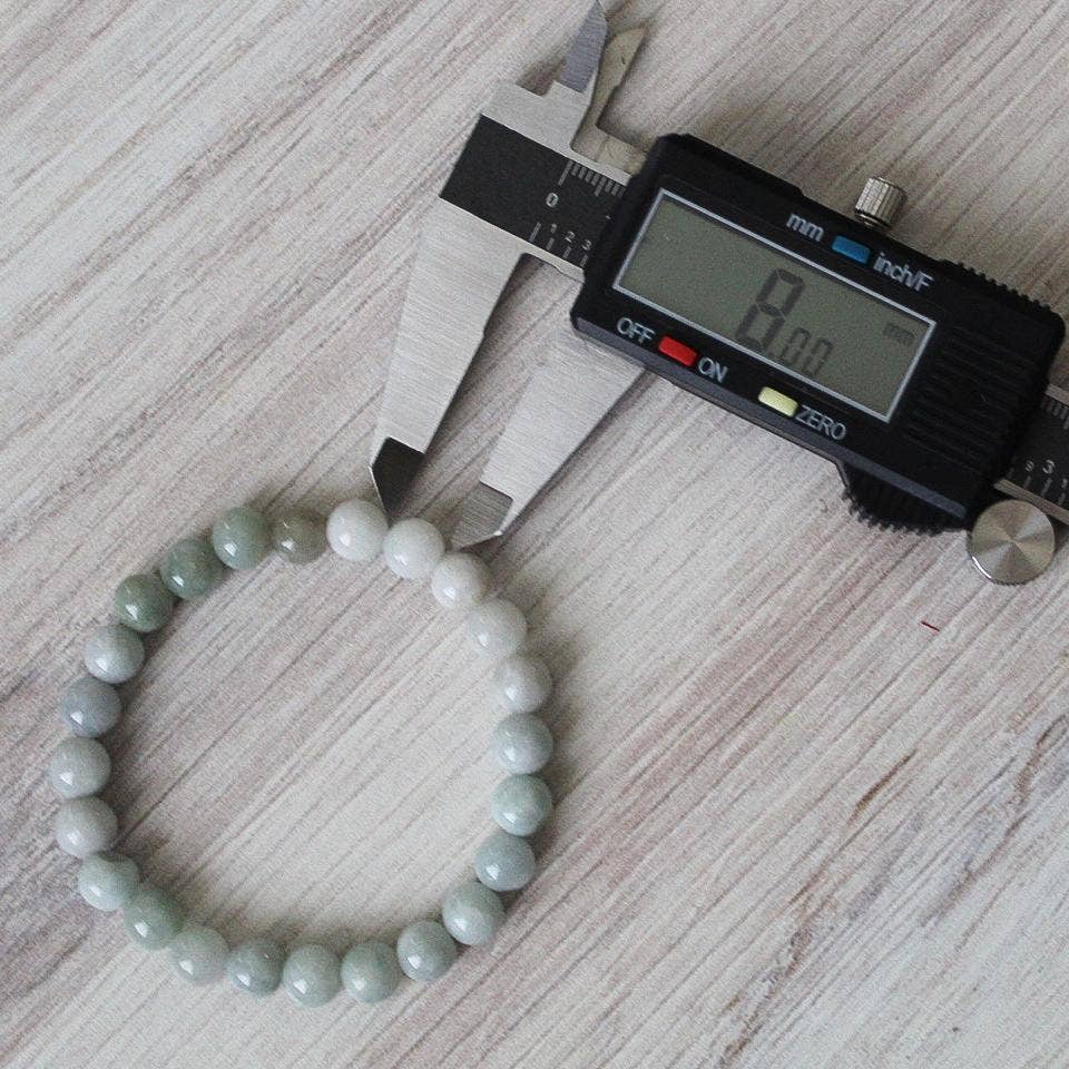 Jade Bracelet 8mm - Premium Crystals from Pebble House - Just $12! Shop now at Shop A Positive You