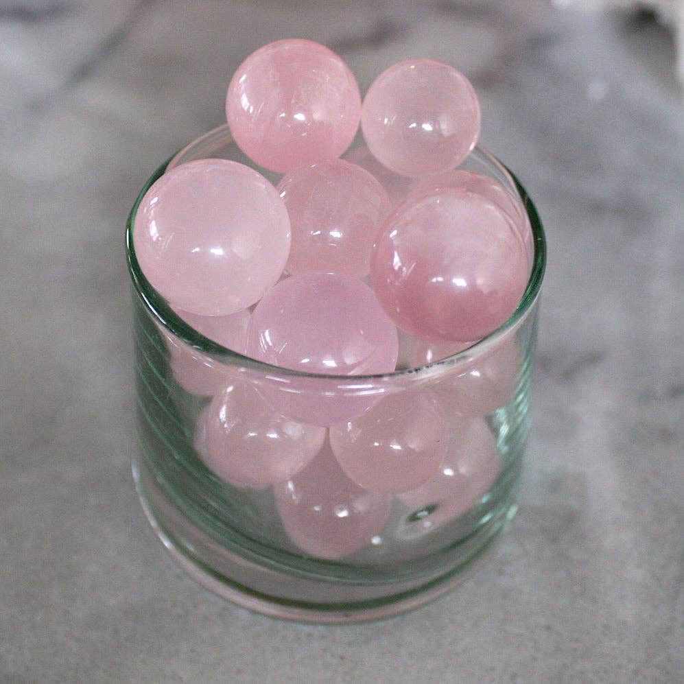 Rose Quartz Mini Sphere (Crystals & Stones) - Premium  from Pebble House - Just $4! Shop now at Shop A Positive You