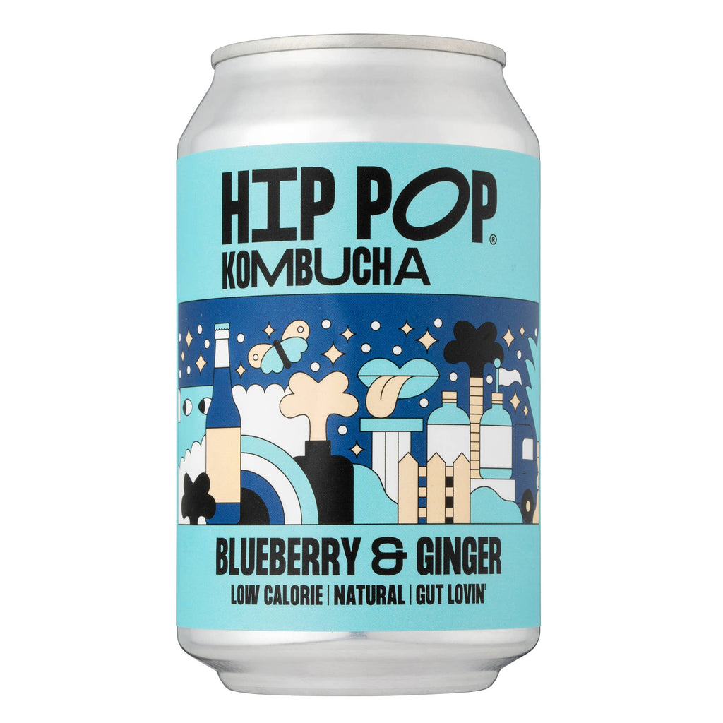 Blueberry Ginger Kombucha Drink - Premium Bevarages from Hip Pop - Just $2.66! Shop now at Shop A Positive You