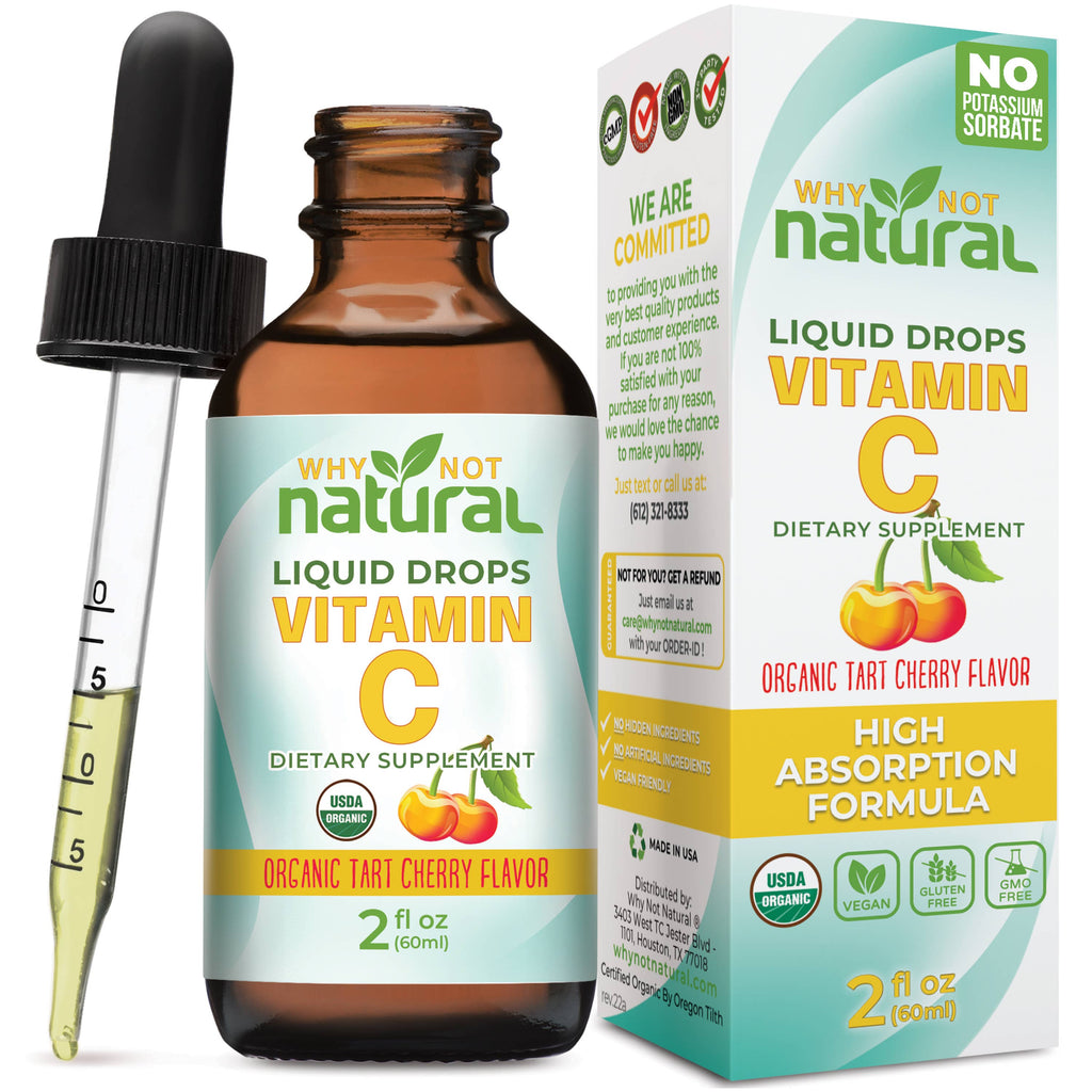 Organic Liquid Vitamin C - Premium  from WhyNotNatural - Just $18.97! Shop now at Shop A Positive You