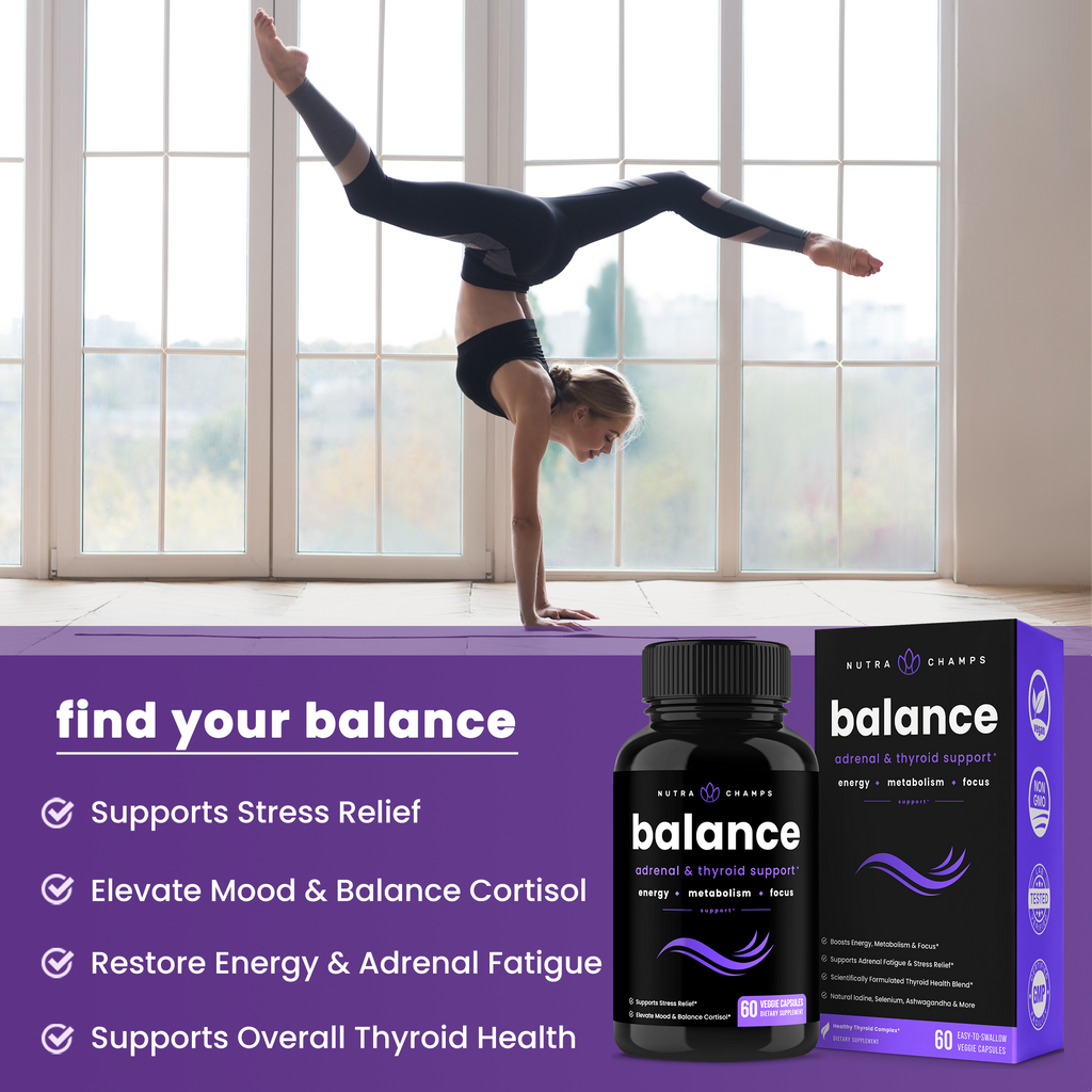 Balance Capsules - Thyroid Support - Premium  from NutraChamps - Just $19.95! Shop now at Shop A Positive You