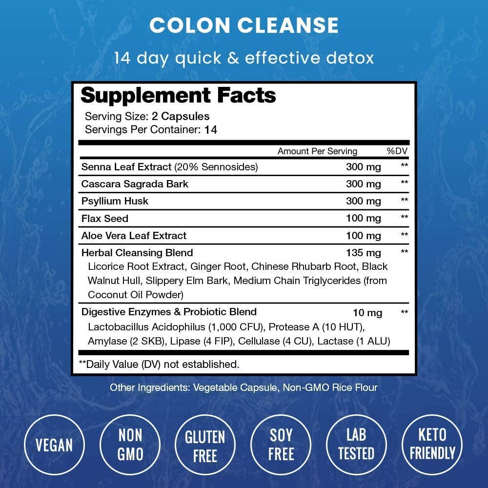 Colon Cleanse - Premium  from NutraChamps - Just $14.96! Shop now at Shop A Positive You