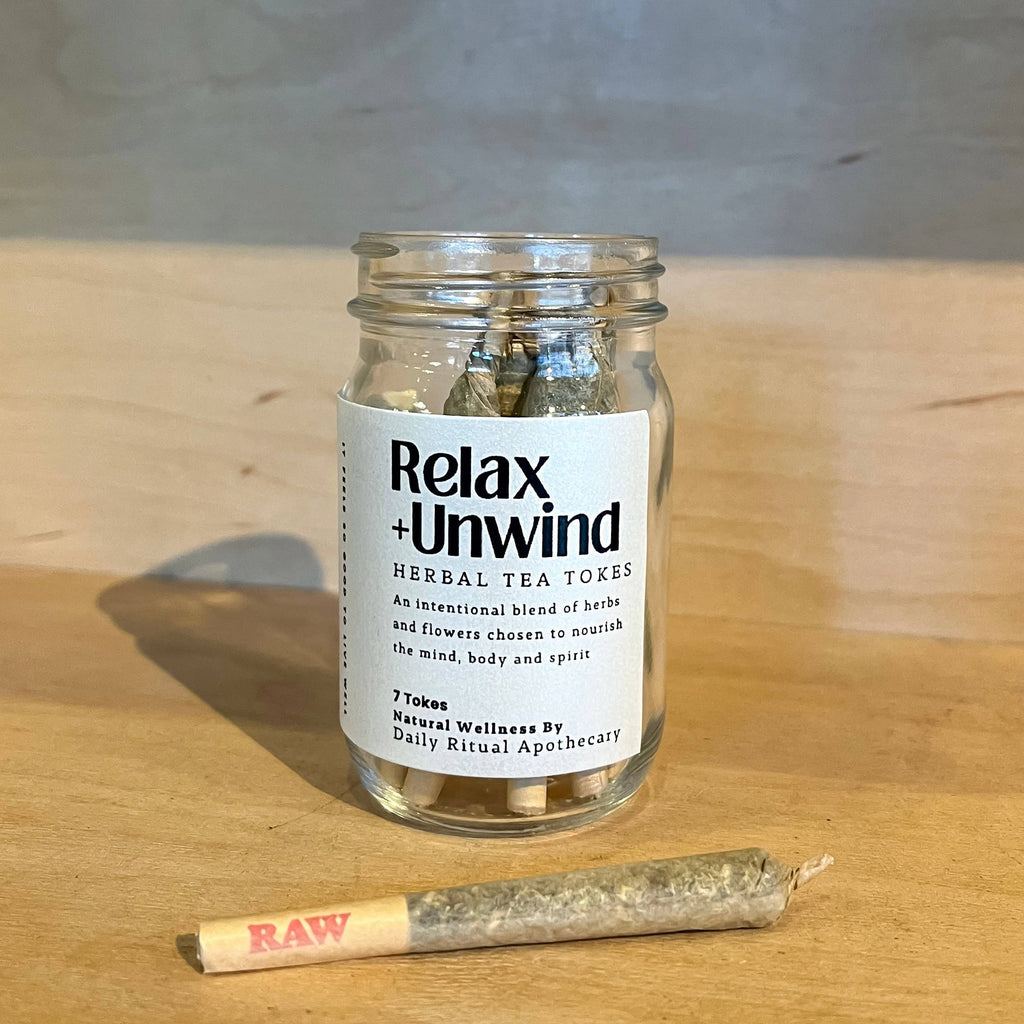 Relax + Unwind Herbal Tea Tokes - Premium  from Daily Ritual Apothecary - Just $22! Shop now at Shop A Positive You