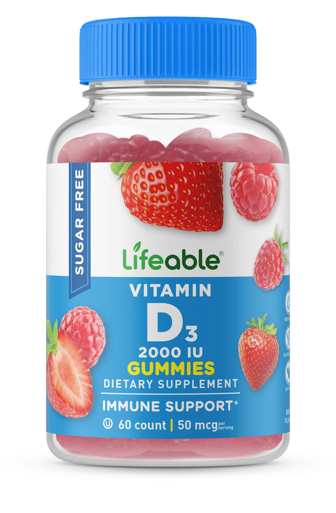 D3 2,000 IU Gummies - Premium  from Lifeable - Just $14.99! Shop now at Shop A Positive You