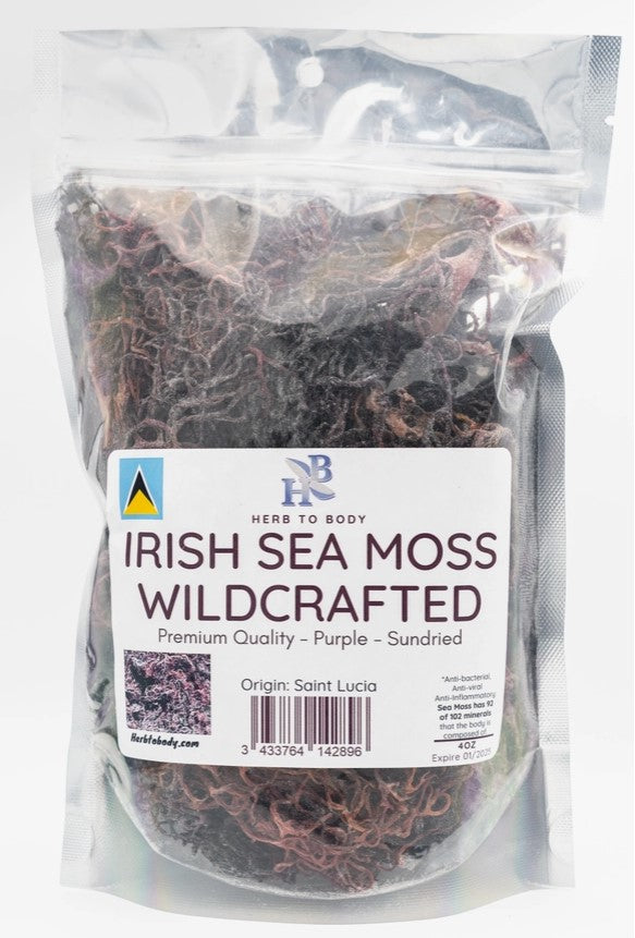 Irish Sea Moss Wildcrafted - Premium Sea Moss from Herb to Body - Just $17.95! Shop now at Shop A Positive You
