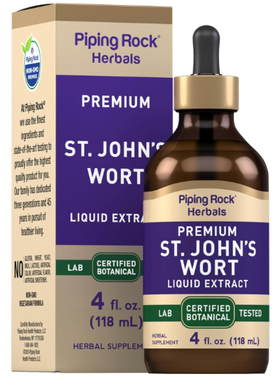 Piping Rock St Johns Wort Tincture Drops | 4 Fl Oz - Premium  from Shop A Positive You - Just $12! Shop now at Shop A Positive You