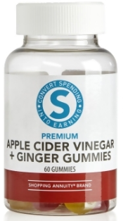 Apple Cider Vinegar + Ginger Gummies - Premium  from Shop A Positive You - Just $13.95! Shop now at Shop A Positive You