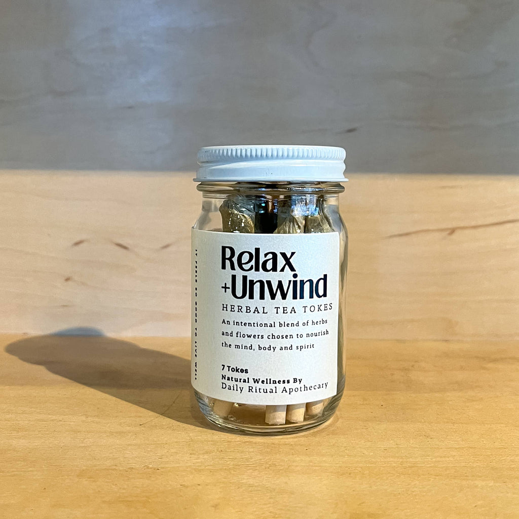 Relax + Unwind Herbal Tea Tokes - Premium  from Daily Ritual Apothecary - Just $22! Shop now at Shop A Positive You