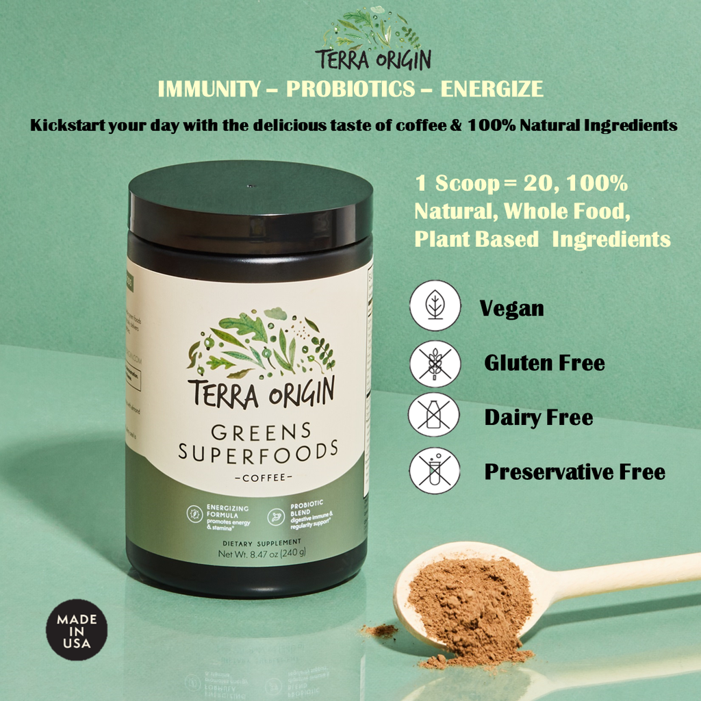 Greens Superfoods Powder - Premium Dietary Supplement from Terra Origin - Just $20! Shop now at Shop A Positive You