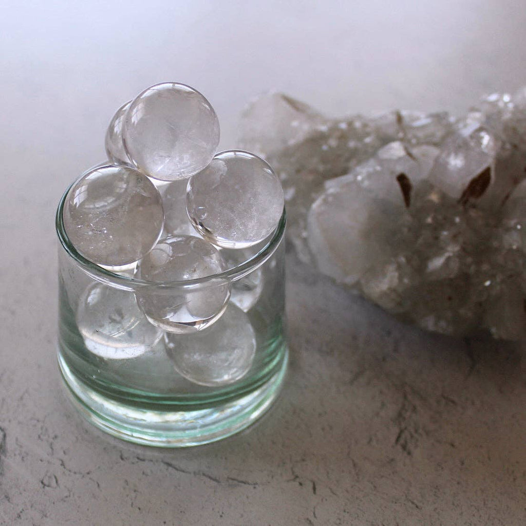 Clear Quartz Mini Sphere (Crystals & Stones) - Premium  from Pebble House - Just $4! Shop now at Shop A Positive You