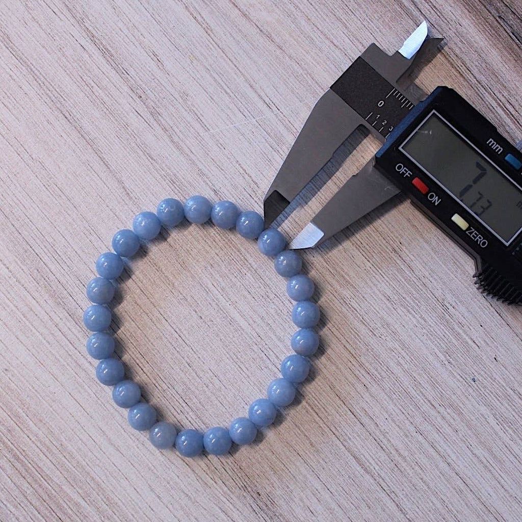 Angelite Bracelet 8mm - Premium  from Pebble House - Just $14! Shop now at Shop A Positive You
