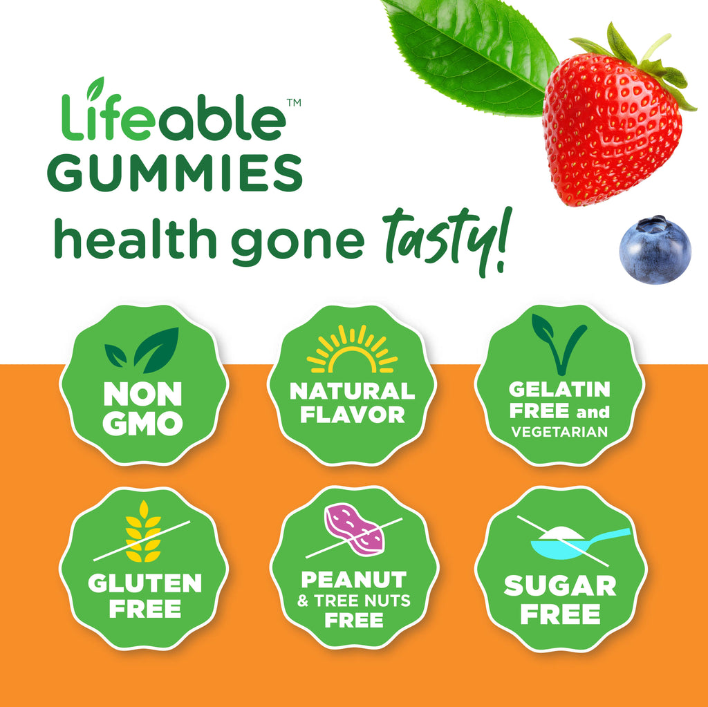 B12 1,000 mcg Gummies - Premium  from Lifeable - Just $15.99! Shop now at Shop A Positive You