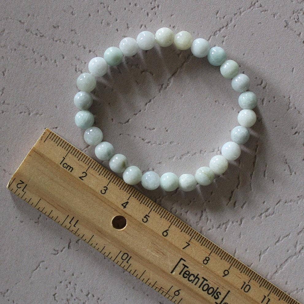 Jade Bracelet 8mm - Premium Crystals from Pebble House - Just $12! Shop now at Shop A Positive You