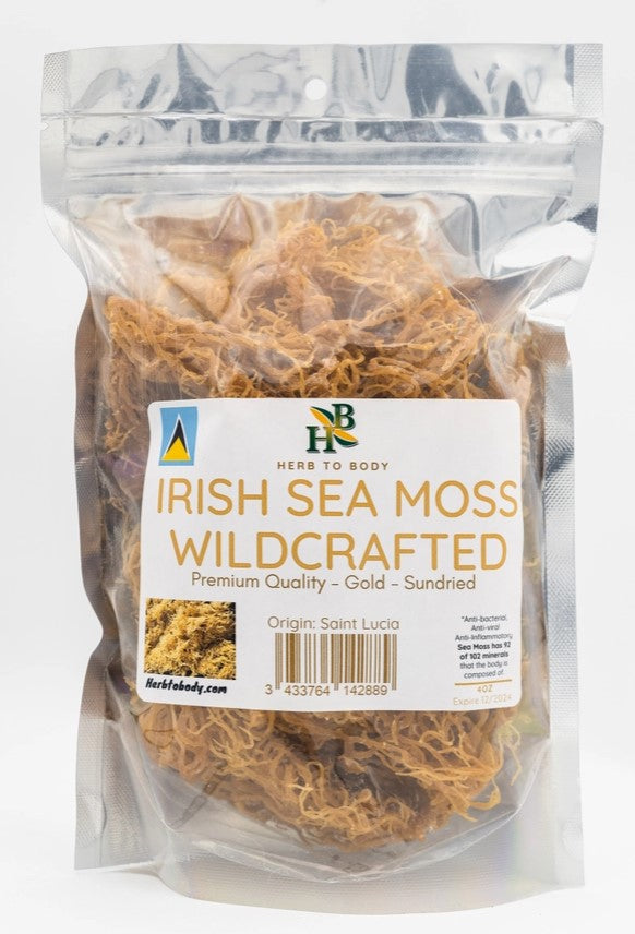 Irish Sea Moss Wildcrafted - Premium Sea Moss from Herb to Body - Just $17.95! Shop now at Shop A Positive You