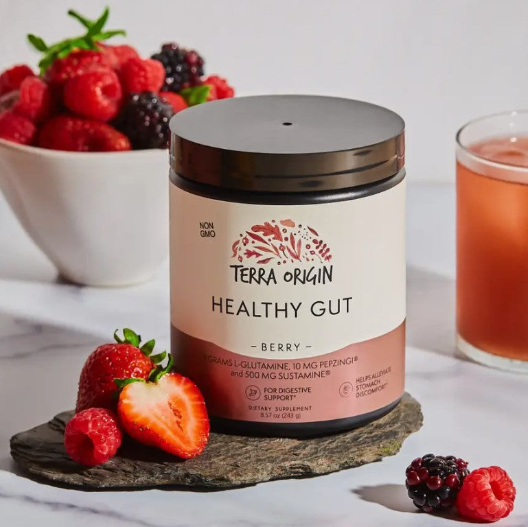 Healthy Gut - Berry - Premium Dietary Supplement from Terra Orgin - Just $28.50! Shop now at Shop A Positive You