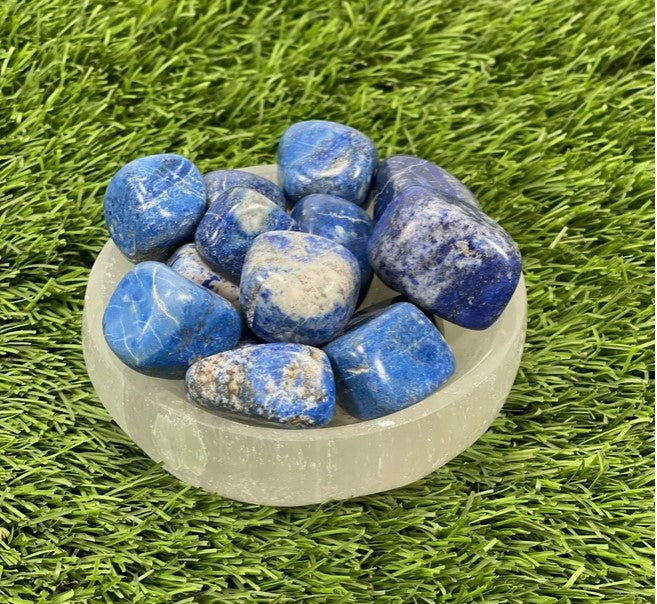 Tumbled Lapis Lazuli - Premium Crystals from CaNatureLover - Just $15! Shop now at Shop A Positive You