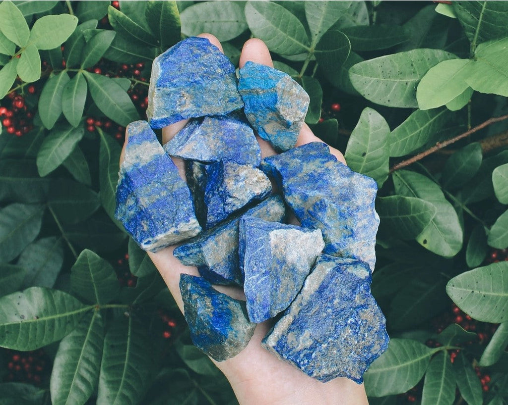 Lapis Lazuli Crystal Chunk - Premium Crystals from CaNatureLover - Just $8.50! Shop now at Shop A Positive You