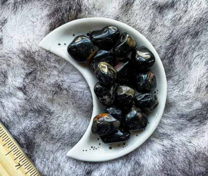 Tumbled Onyx - Premium Crystals from Wanderlust Gift - Just $3! Shop now at Shop A Positive You