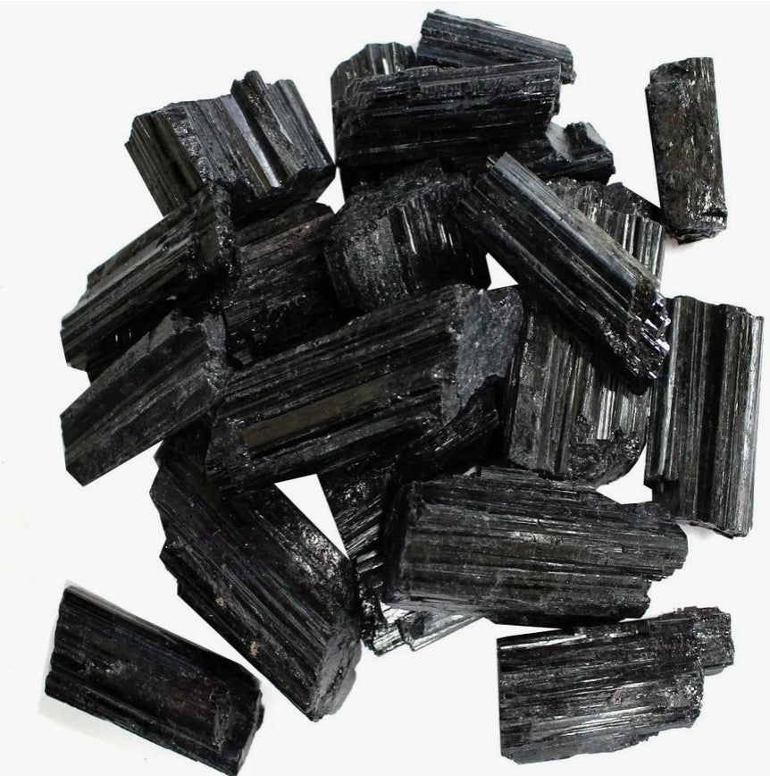 Raw Black Tourmaline - Premium Crystals from Wanderlust Gift - Just $6! Shop now at Shop A Positive You