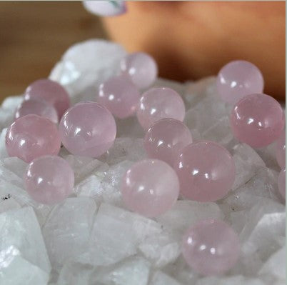 Rose Quartz Mini Sphere - Premium Crystals from Pebble House - Just $4! Shop now at Shop A Positive You