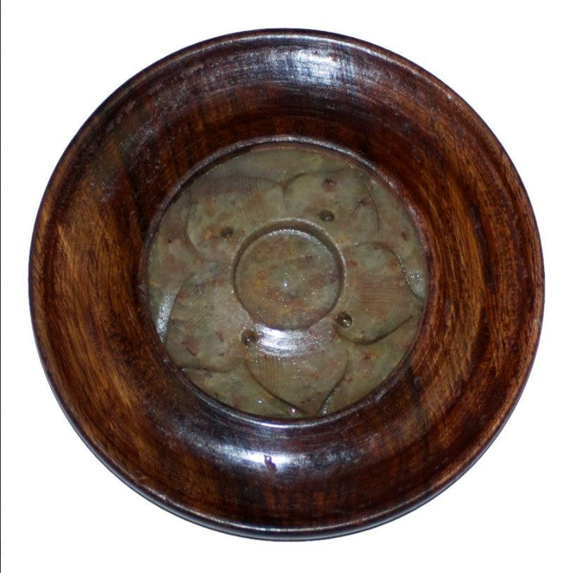 Round Cone Soapstone Holder - Premium Incense Holder from Atlanta Candles & Incense - Just $6.95! Shop now at Shop A Positive You