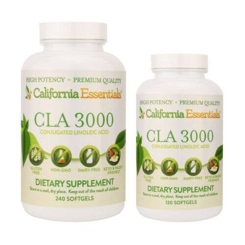 CLA-Conjugated Linoleic Acid-3000mg - Premium  from California Essentials - Just $19.98! Shop now at Shop A Positive You