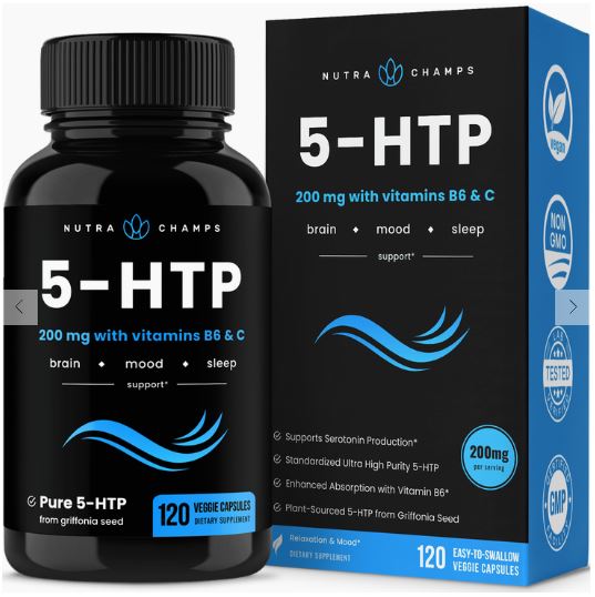 5-HTP - Premium Vitamins from NutraChamps - Just $19.47! Shop now at Shop A Positive You