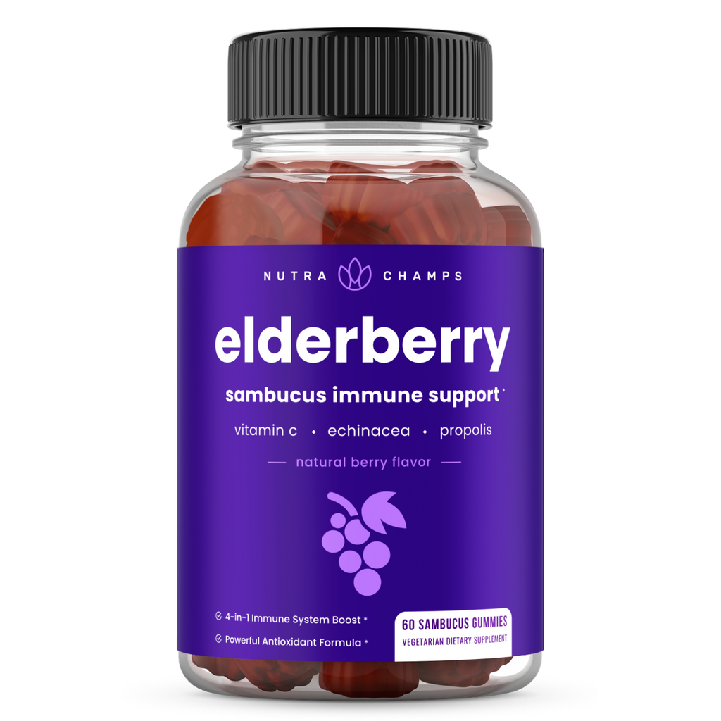 Elderberry Gummies - Premium  from NutraChamps - Just $14.95! Shop now at Shop A Positive You