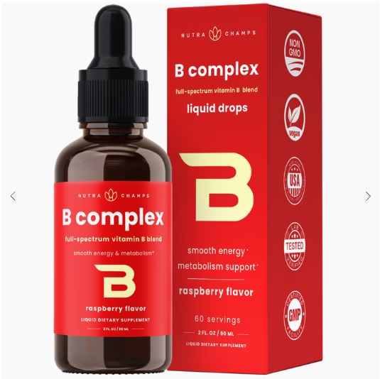B Complex Liquid - Premium Dietary Supplement from NutraChamps - Just $22.96! Shop now at Shop A Positive You