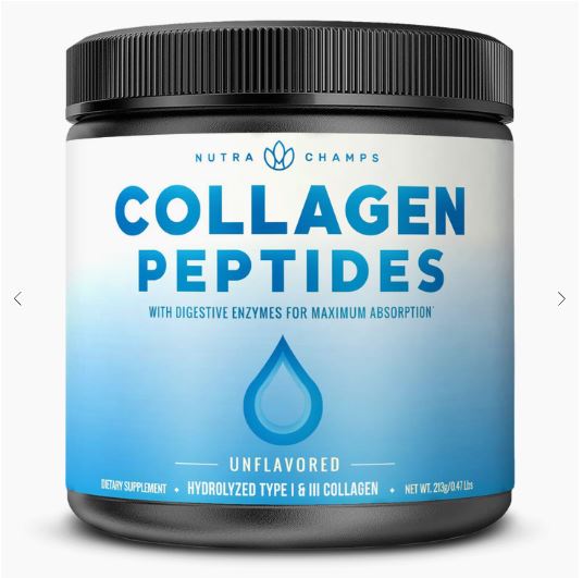 Collagen Peptides - Premium Dietary Supplement from NutraChamps - Just $23.99! Shop now at Shop A Positive You