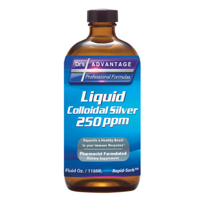 Colloidal Silver 250ppm - Premium Dietary Supplement from Dr.'s Advantage - Just $29.99! Shop now at Shop A Positive You