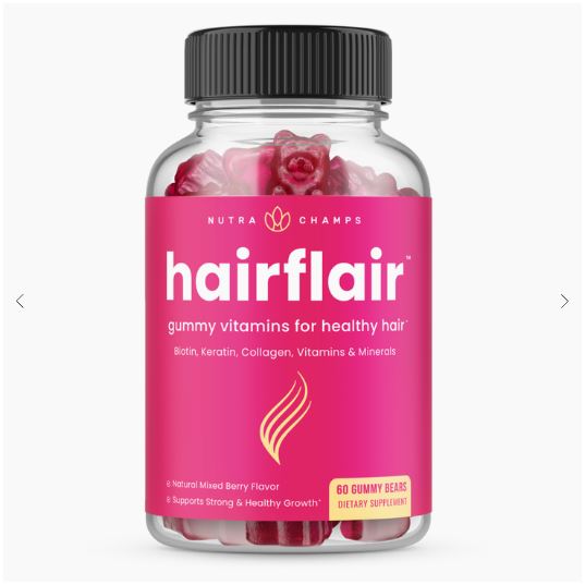 HairFlair Gummies - Premium Hair Care from NutraChamps - Just $16.95! Shop now at Shop A Positive You
