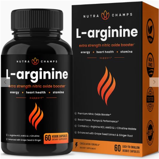 L-Arginine - Premium Dietary Supplement from NutraChamps - Just $20.95! Shop now at Shop A Positive You