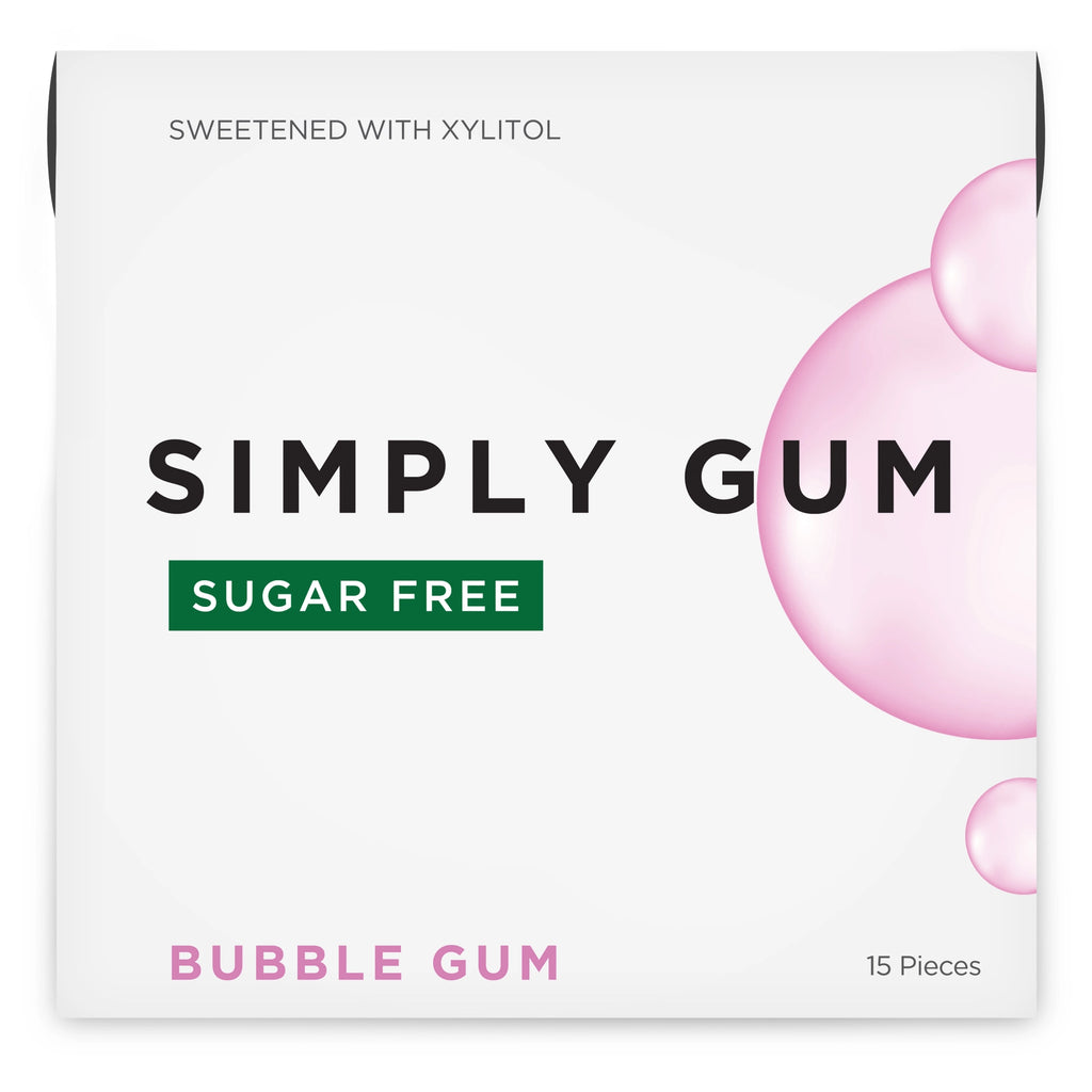 Sugar Free Bubble Gum Natural Chewing Gum - Premium Snacks from Simply Gum - Just $2.99! Shop now at Shop A Positive You
