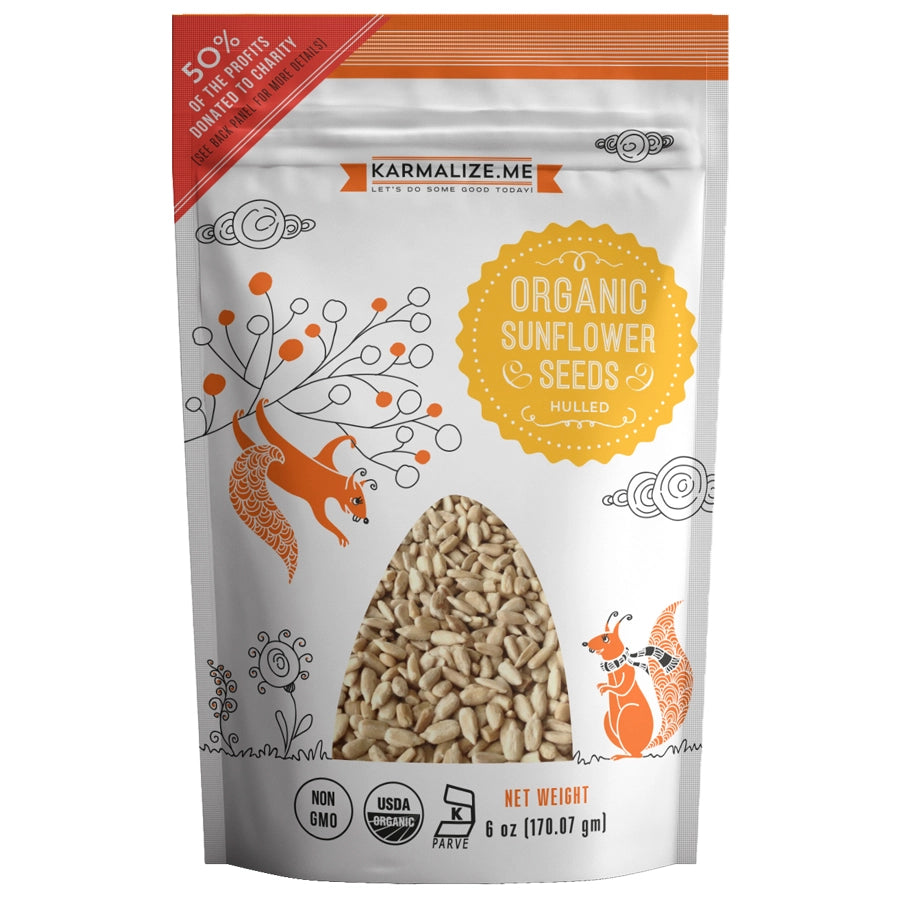 Organic Sunflower Seeds - Premium Snacks from Karmalize Me - Just $3.99! Shop now at Shop A Positive You