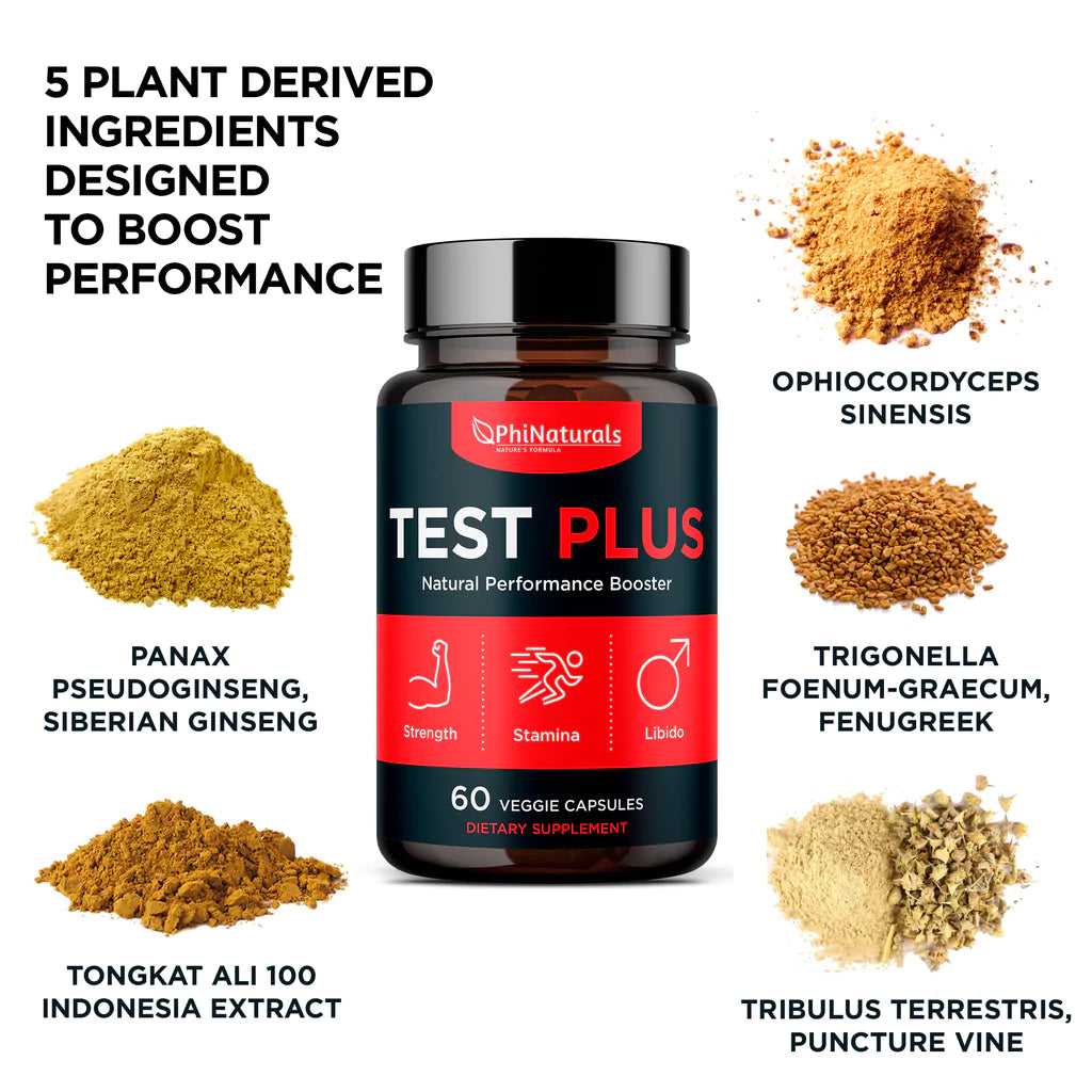 Test Plus - Premium Dietary Supplement from PhiNaturals - Just $19.98! Shop now at Shop A Positive You