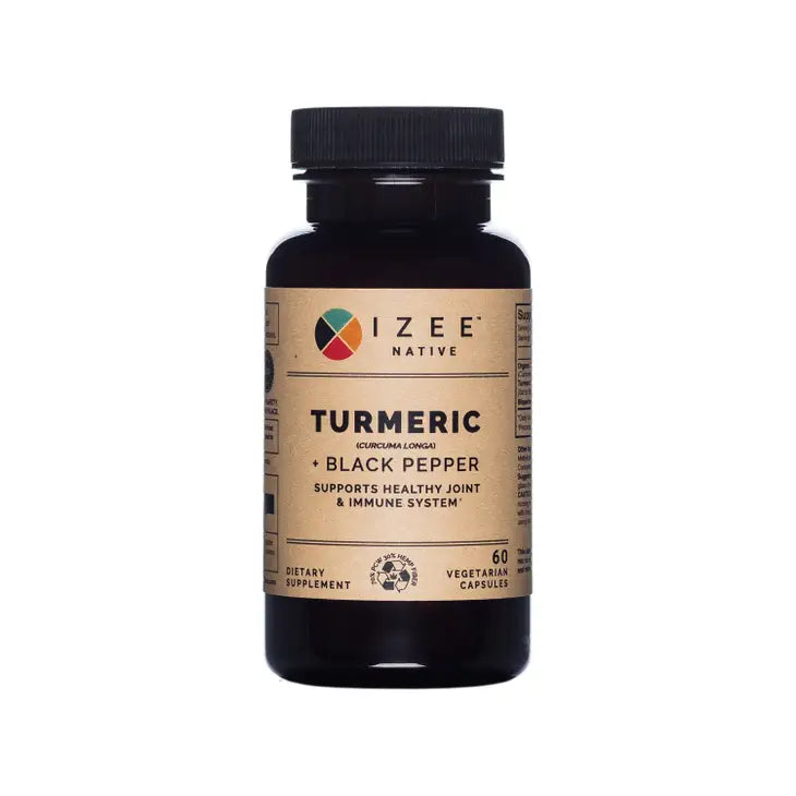 Turmeric + Black Pepper - Premium Dietary Supplement from Izee Native - Just $15.99! Shop now at Shop A Positive You