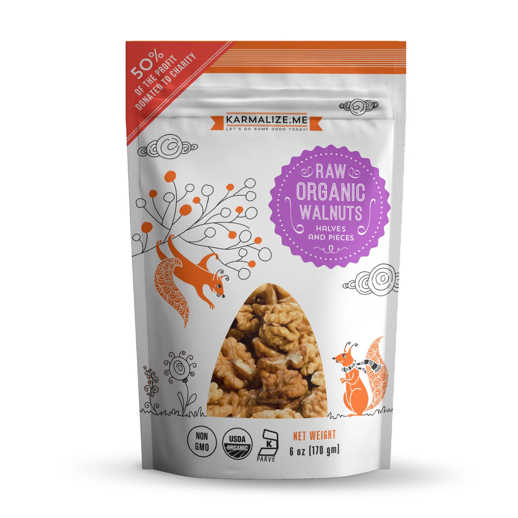 Raw Organic Walnuts - Premium Snacks from Karmalize Me - Just $12.99! Shop now at Shop A Positive You