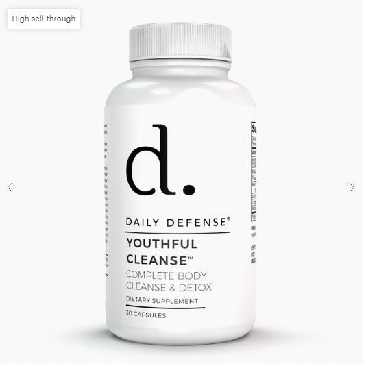 Youthful Cleanse Complete Body Cleanse & Detox - Premium Dietary Supplement from Daily Defense - Just $25.95! Shop now at Shop A Positive You