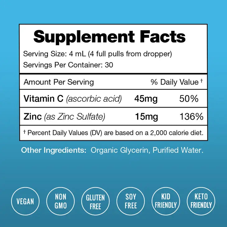 Zinc Drops - Premium Vitamins from NutraChamps - Just $18.95! Shop now at Shop A Positive You