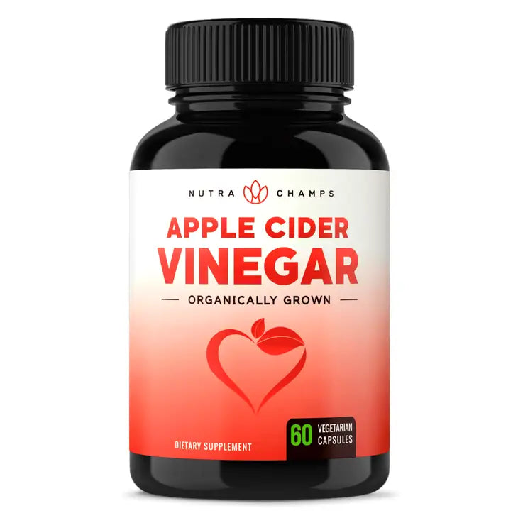 Apple Cider Vinegar Capsules - Premium Dietary Supplement from NutraChamps - Just $16.95! Shop now at Shop A Positive You