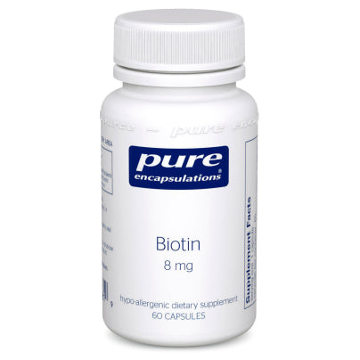 Biotin 8mg - Premium Vitamins from Pure Encapsulations - Just $12.99! Shop now at Shop A Positive You