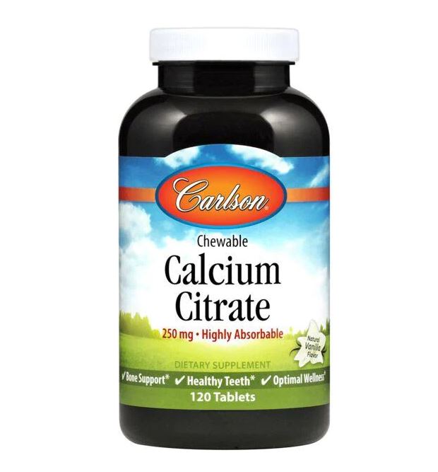 Calcium Citrate - Premium Vitamins from Carlson Labs - Just $23.99! Shop now at Shop A Positive You