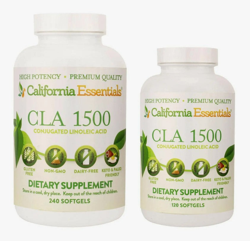 CLA 1500mg - Premium Dietary Supplement from California Essentials - Just $19.98! Shop now at Shop A Positive You