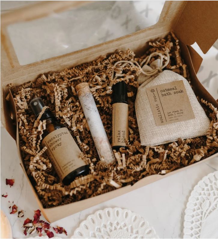 Relaxing Bath Gift Set | Shower Spray + Relax Roller - Premium Bath Gift Set from Soulistic Root - Just $39! Shop now at Shop A Positive You