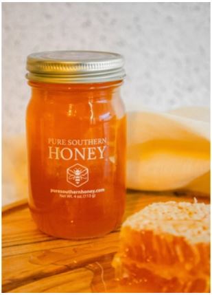 Mini Honey Jar + Honeycomb - Premium Honey with Honeycomb from Pure Southern Honey - Just $10.84! Shop now at Shop A Positive You