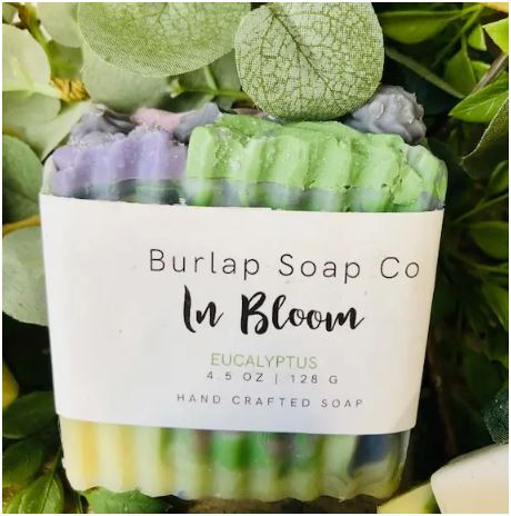 In Bloom Eucalyptus Handcrafted Artisan Soap - Premium Handcrafted Soap from Burlap Soap Co. - Just $9.90! Shop now at Shop A Positive You