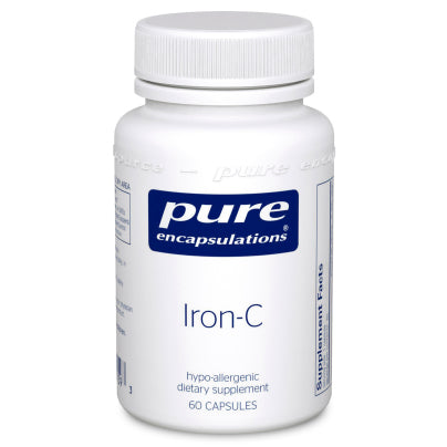 Iron-C - Premium Vitamins from Pure Encapsulations - Just $11.99! Shop now at Shop A Positive You